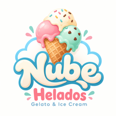 Logo de Nube Helados